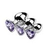 Metal Anal Plug for Women Men Couples Butt Plug Butt Toy Adult Game Masturbator Anal S/M/L Diamond Sex Toy for Adult Products