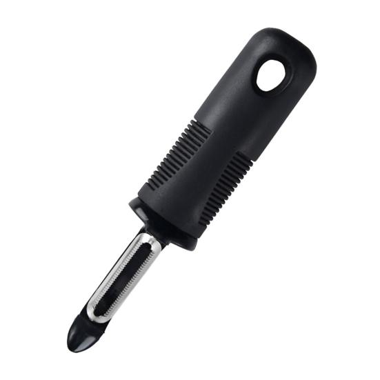 

Potato Peeler Swivel Vegetable Peeler Ultra Sharp Y Shaped Fruit Peeler with Soft Grip Handle And Stainless Steel Blade Kitchen Essential for Carrot 1pc чорний