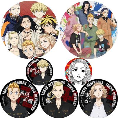 Jewelry Accessories Anime Badges Fans Collection Cartoon Cute Pins Tokyo Revengers Brooches for Women Backpack Cosplay Accessories