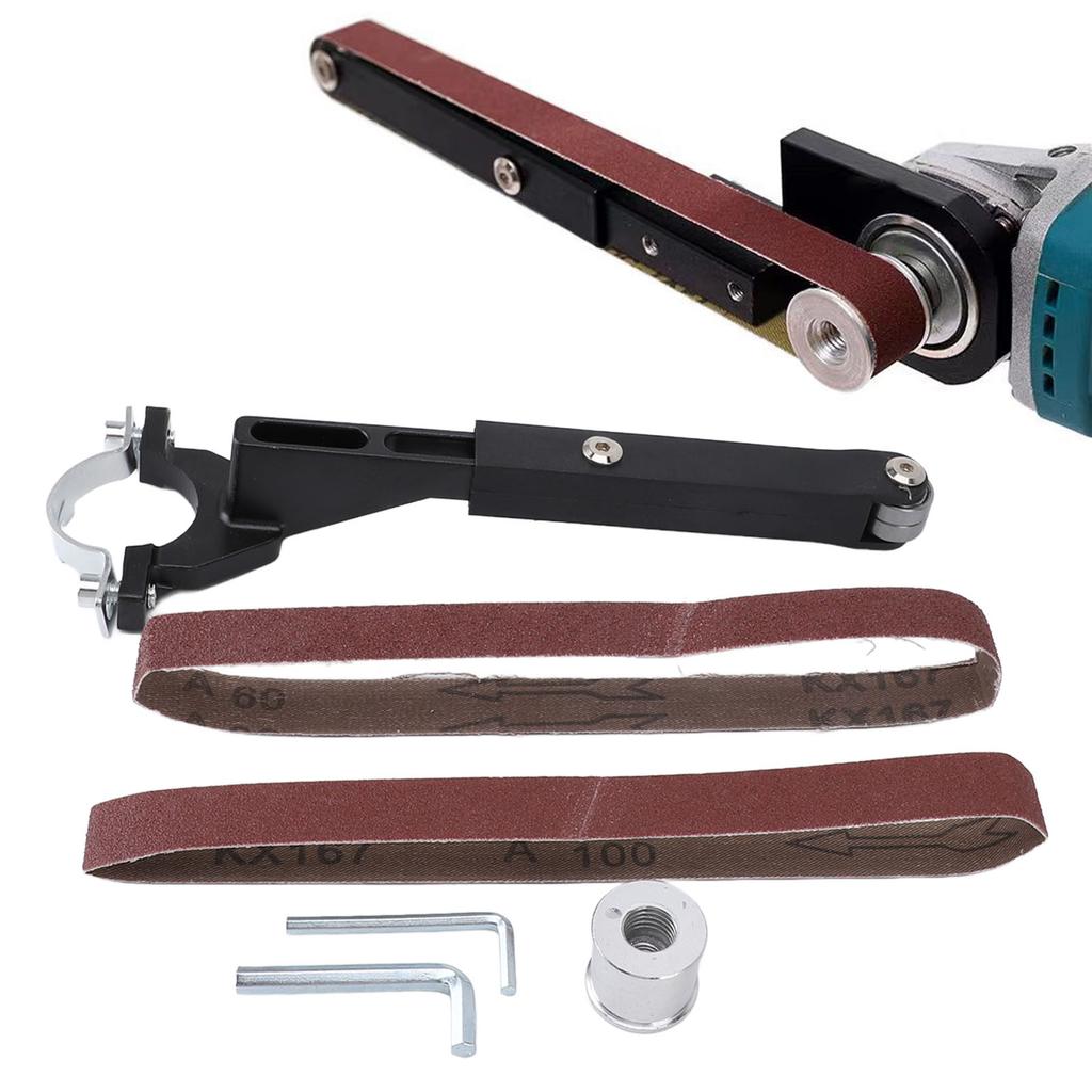 Belt Sander Adapter for Model 100, Compatible with 100 Grinders for Metal Wood -Aluminum Sand Belt For Grinding and Polishing Tasks
