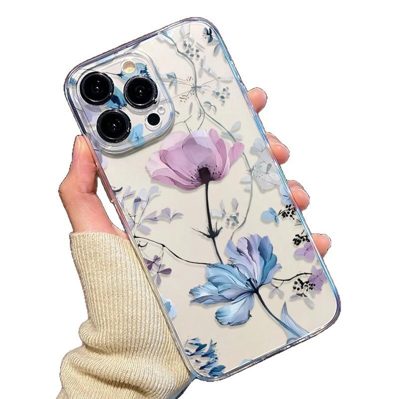 Fresh Floral for iPhone11/12/13/14/15/16ProMax iPhone Case XS/XR Anti-drop