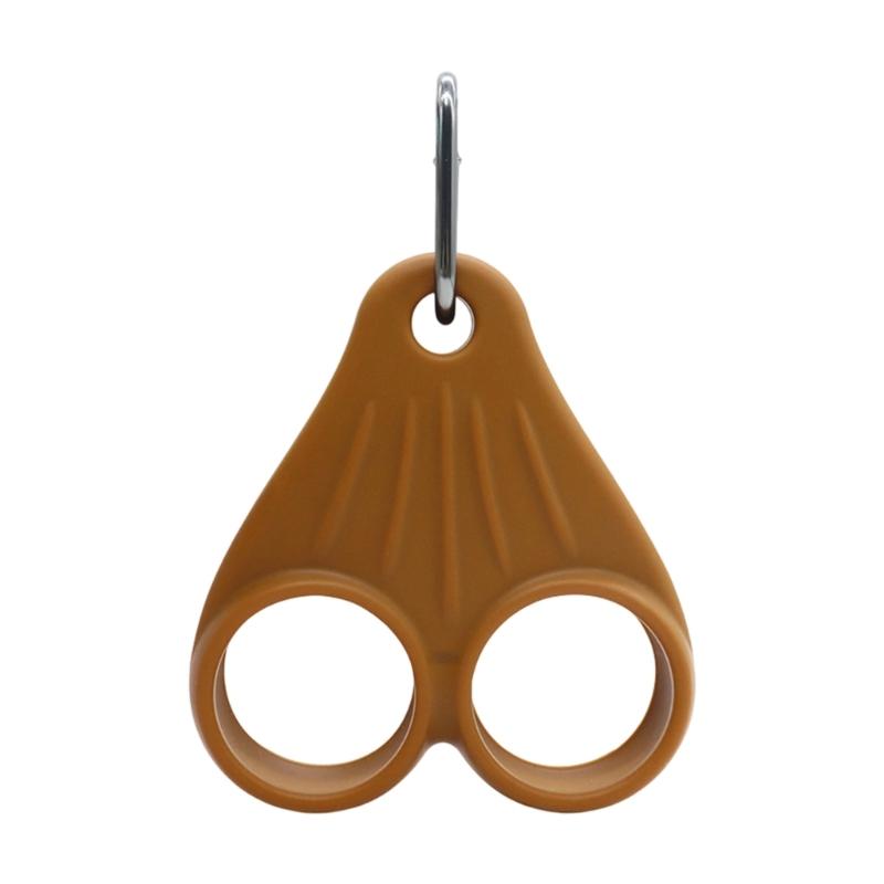 Silicone Golf Ball Holder Keychain Providing Sturdy Organization Solution for Golf Courses and Trip