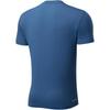 Li-Ning Round Neck Printed Knitted Sports Short Sleeve Badminton Shirt Unisex Tops Navy-Blue AAYU237-3