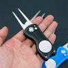 Training Stainless Steel Divot Repair Tool Pitch Groove Cleaner Putting Green Fork Golf Pitchfork