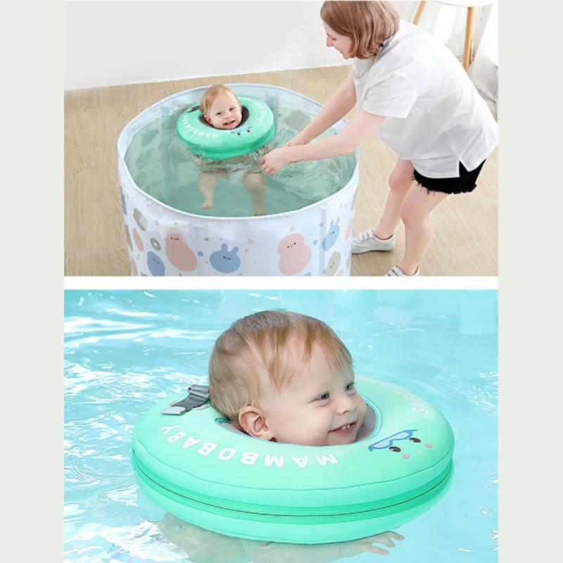 Cute Seal Fish Flamingo Pattern Children Non Inflatable Swimming Neck Ring For Infants