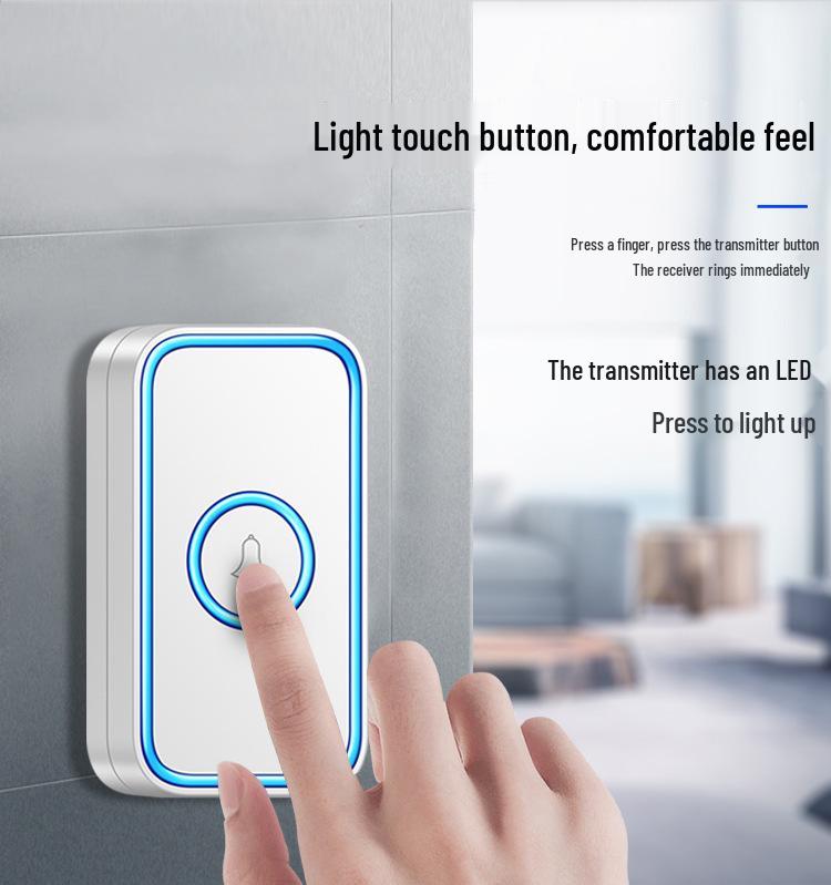 Long-Range Smart Wireless Waterproof Doorbell with Remote Control