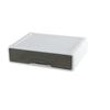 2pcs White Storage Drawers Large Document Sundries Holder Practical Desk Stationery Drawer  Office