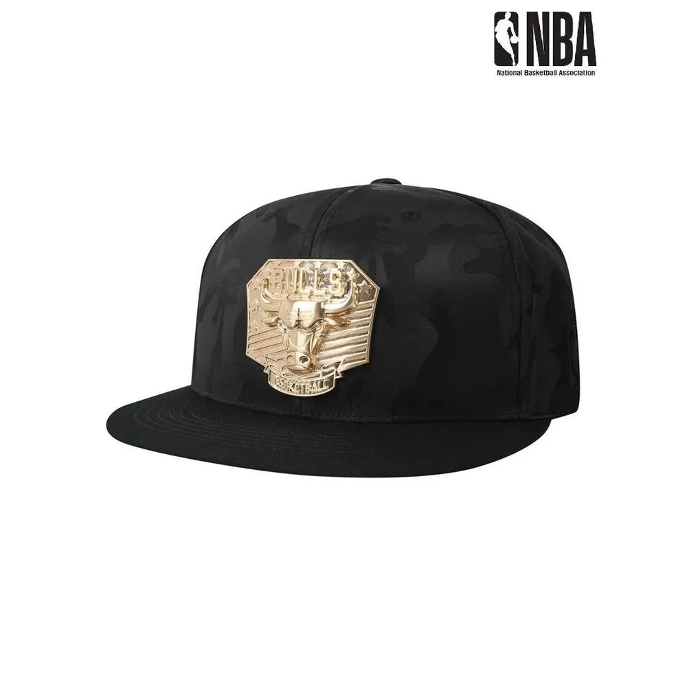 Unisex NBA Chicago Bulls [CHI] Big Metal Hard Snapback N255AP622P Dark gray (14)