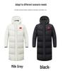 Chinese Team Winter Down Jacket Unisex Long Overcoat for Art Exam and Athlete Training