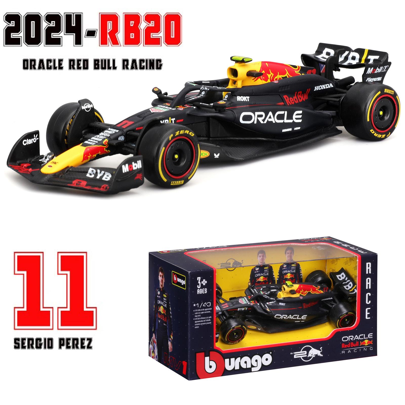 Burago 1:43  Rb20  Rb19  Rb18 Red Bull F1 Racing Formelauto Statische Simulation Druckgusslegierung Modellauto