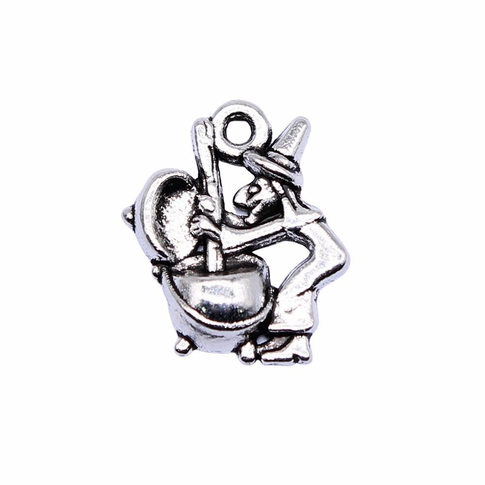Halloween Day Charms Antique Alloy Magic Pendants For Dentist Themed Jewelry Making