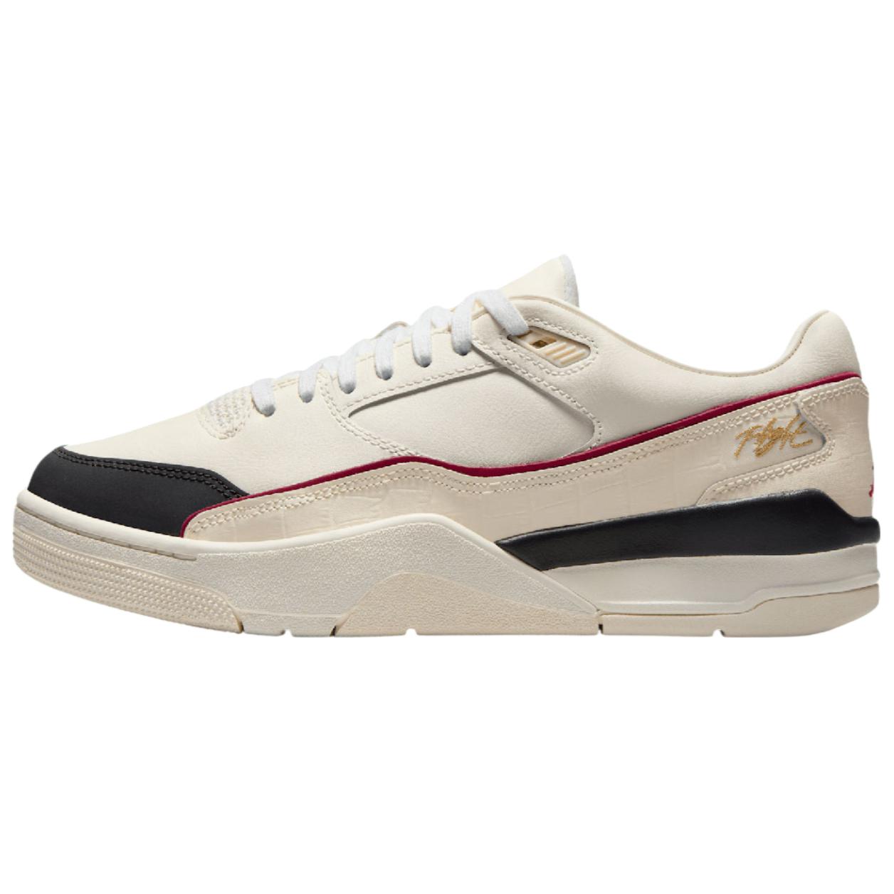 

Новые Jordan FLIGHT COURT Нескользящие Износостойкие Низкие Винтажные Баскетбольные Кроссовки Унисекс Бежевый Черный IH7321-131 45.5