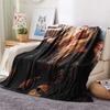 1PC Shakira Print Flannel Blanket, High quality Comfortable for All Seasons, Home Decor, Warmth and Comfort, Perfect for Christmas Gifts