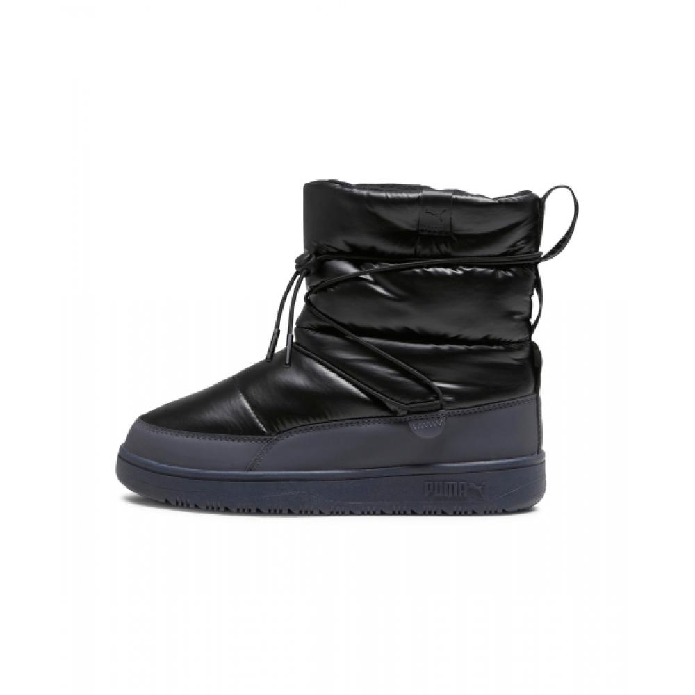 

Puma Ботинки сноубот женские лакированные черные 393931 01