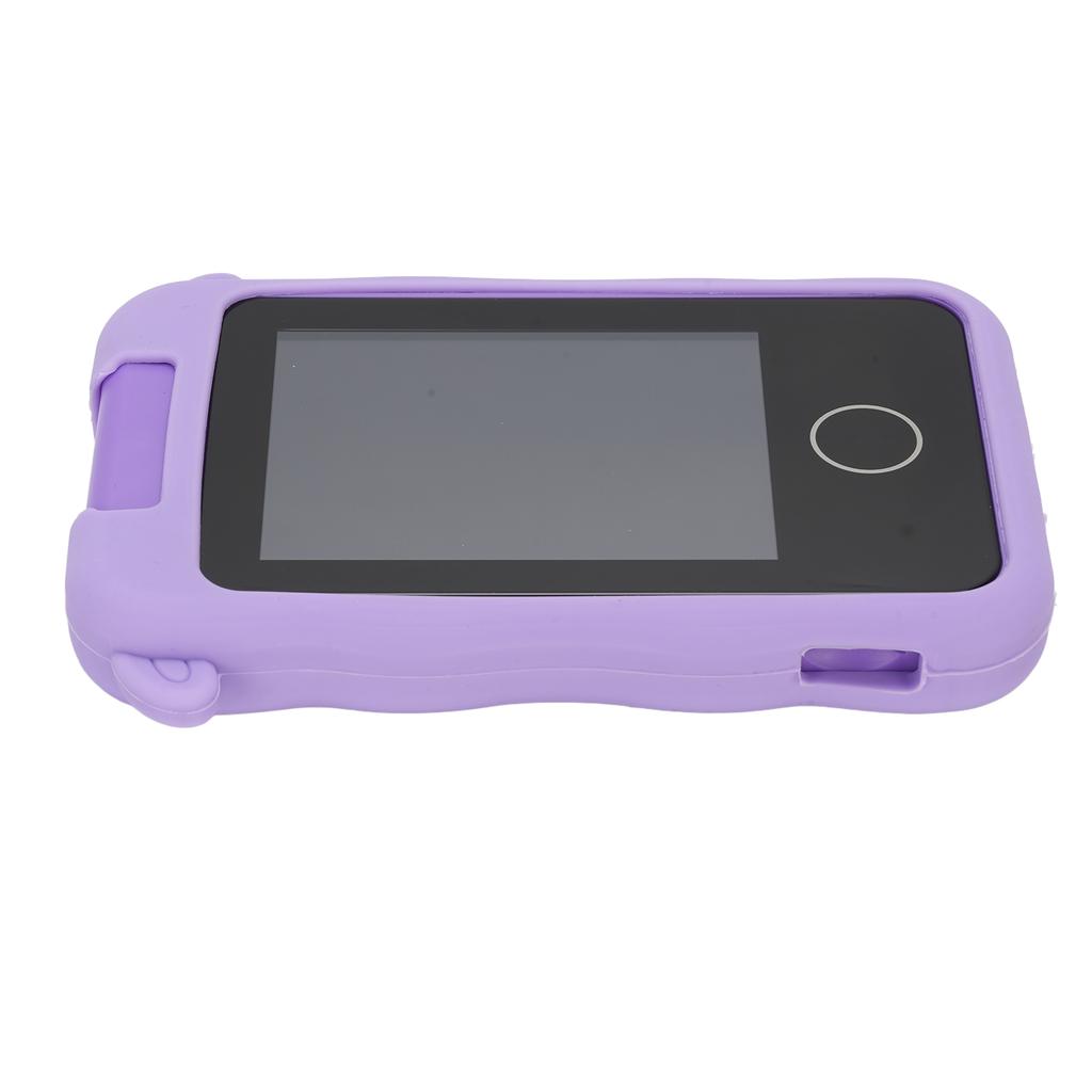 Touch Screen Cartoon Camera Toy 1080P HD 2.8in IPS 48MP Reversible Lens Support Games Music Purple Lamb Type