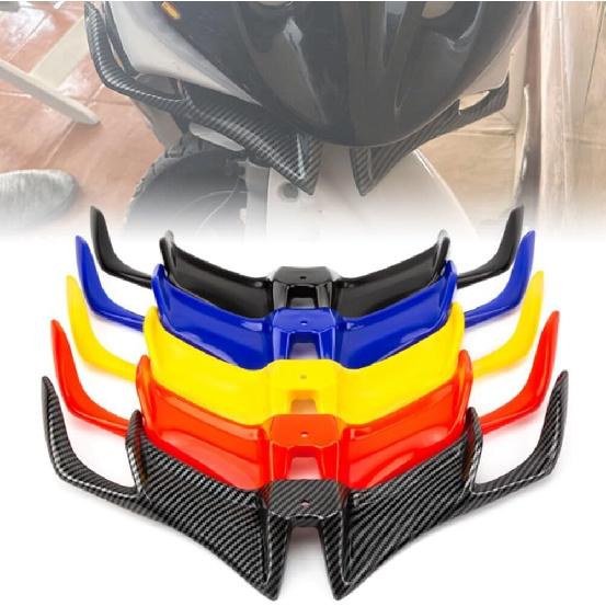Motorcycle Winglet Carbon Universal ABS Fiber Fairing Motorcycle Wing Aerodynamic Winglet Dynamic Spoiler Wings Compatible for R15 V3 2017-2020