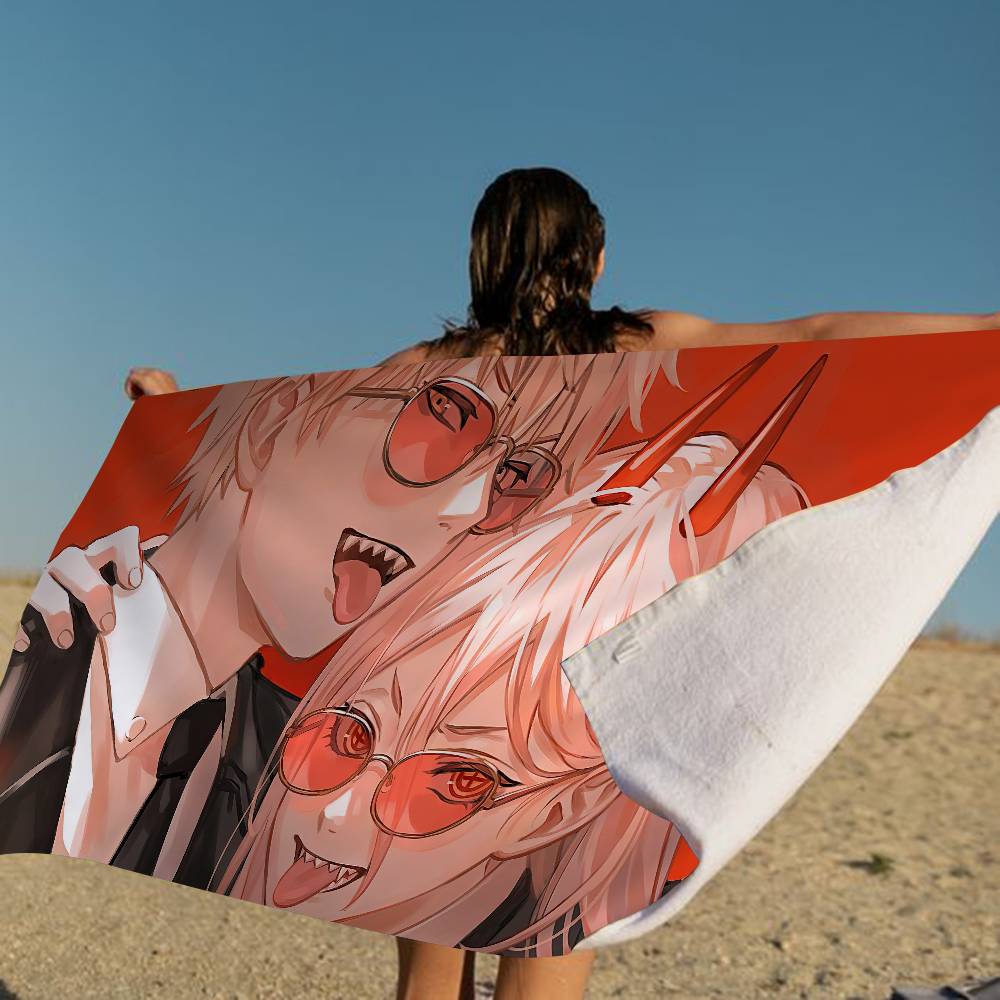 

Anime C-chainsaws M-mans Microfiber Beach Towel Absorbent Quick dry Soft Yoga Swimming Resort Mountain Climbing Towel W30*H60(CM)