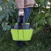 Sac à outils de jardin AIMOONSA - grande capacité, 9 poches, fond PE renforcé, tissu Oxford vert, portable
