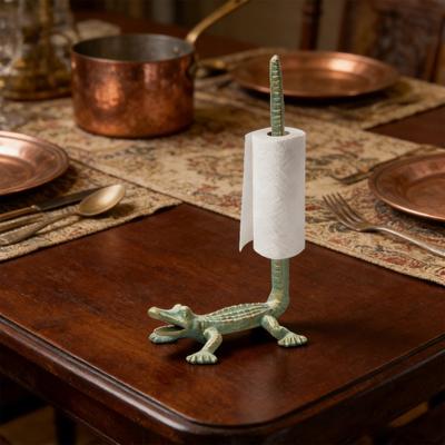 Porte-serviettes en papier animal Style vintage Fonte Porte-papier toilette Girafe Dinosaure Support papier toilette pour Cuisine et Salle de bain Rouleau de papier