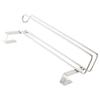 Stainless Steel Kitchen Over Door Roll Paper Holder Paper Towel Rack Hanger