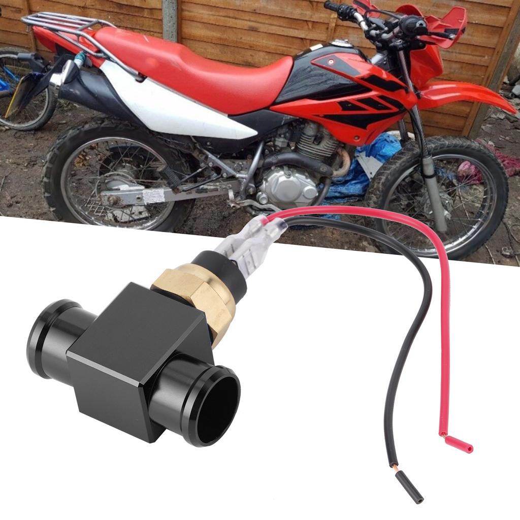 Thermostat Water Temperature Coolant Fan Temp Sensor for Motorcycle ATV Off Road Vehicle(Black )