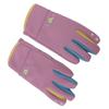 Kids Cold Outdoor Gloves with Fleece Lining Silicone Clench Adjustable Elastic Cuffs Windproof Non Slip Thicken for