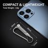 Aluminum Alloy Key Chain Detachable NO.11 Blade Ruler Bottle Opener Etc Multifunctional Men's Car Key Latch Utility Knife