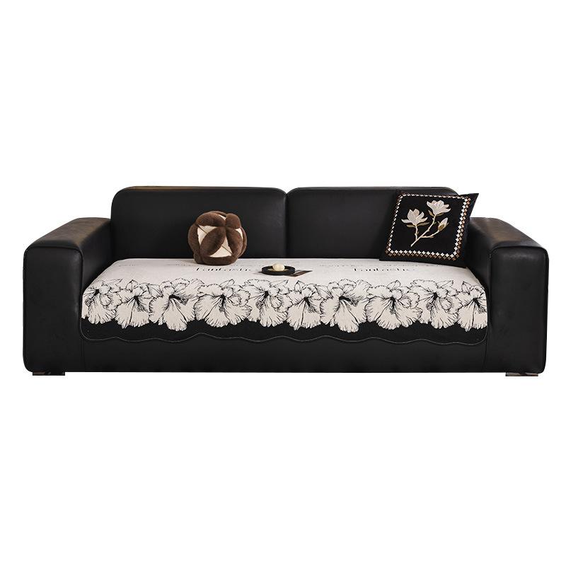 Light Luxury Chenille Special-Shaped Sofa Cushion  High-Grade Non-Slip Seat Cushion Universal In All Seasons Irregular Straight Row Cover