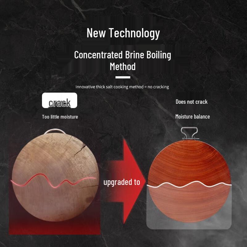 Bìjuān Stainless Steel Edged Ironwood Cutting Board