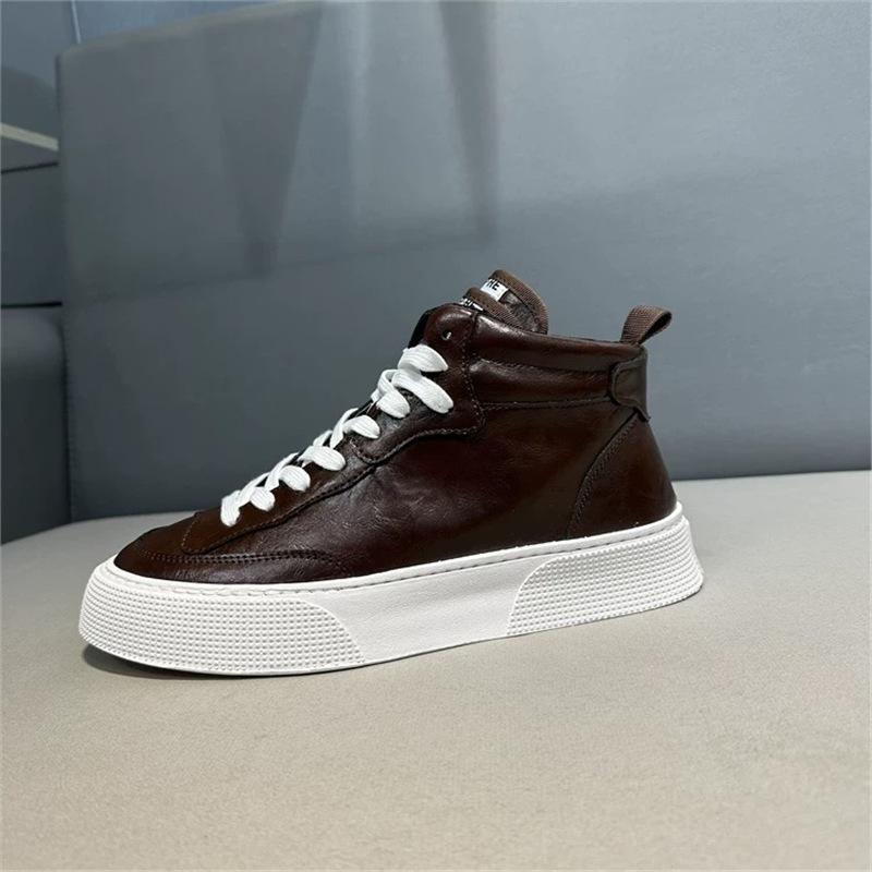 Autumn new casual thick-soled breathable high-top board shoes xs