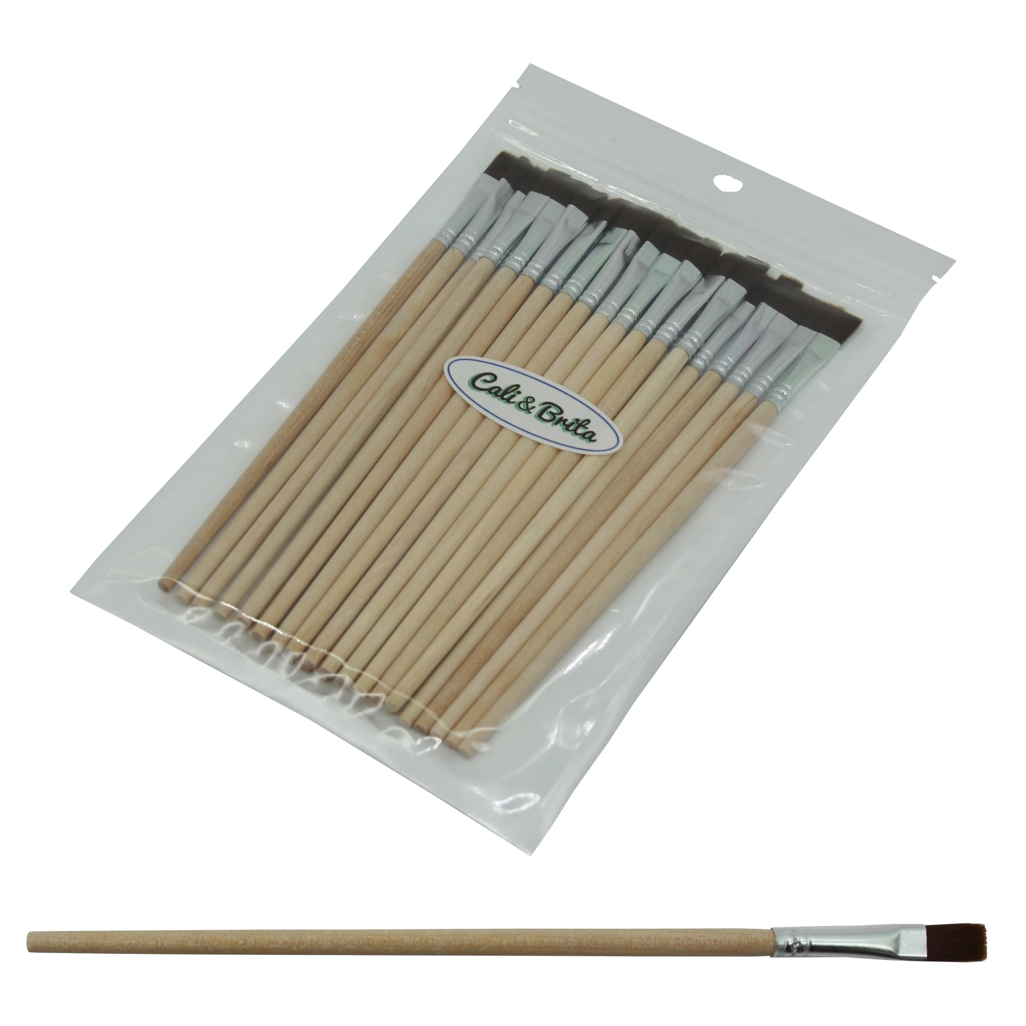 

Cali&Brita Brush Set 30 Flat Unpainted Unlettered