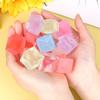 Squishy Fidget Toys Ice Cubes Soft Square Squeeze Sensory Stress Ball Anxiety Relief Party Favors Birthday Gifts Kids Boys Girls