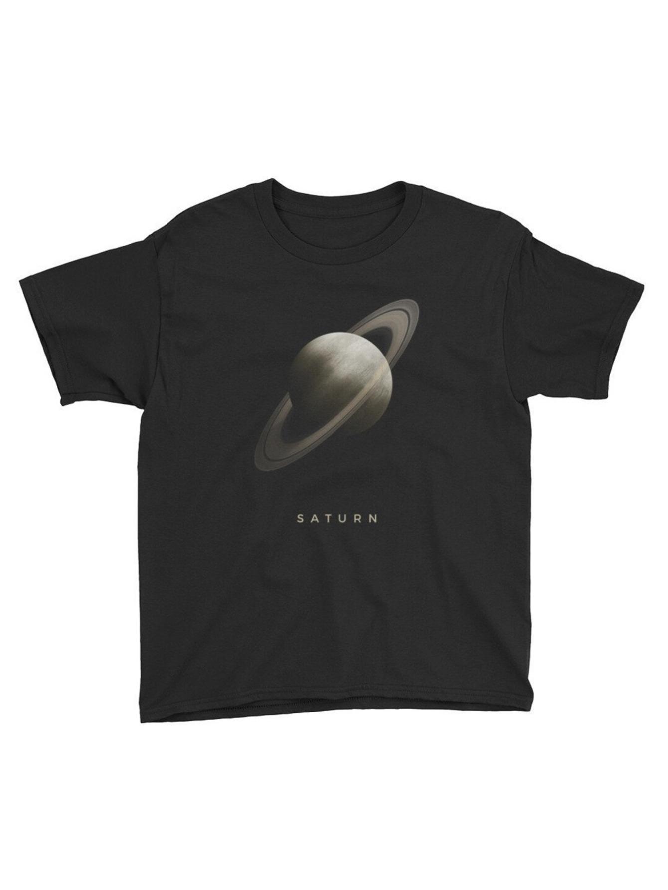 T-Shirt y2k & SATURN T Black/White 2XL