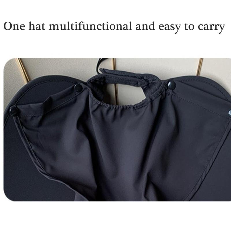 Long Brims Sun Hat Breathable Sun Hat Sunshade Neck Coverage Hat for Women Adjustable Hat Outdoor Hiking Camping Caps