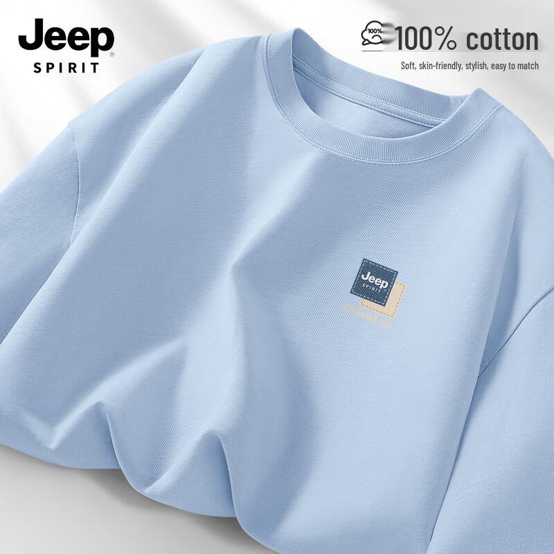 JEEP SPIRIT Men s Loose Fit Cotton Long Sleeve T-Shirt XL
