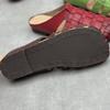 Johnature Genuine Leather Woven Slippers Handmade Comfortable Breathable Soft Soled Women's Slip-on Shoes