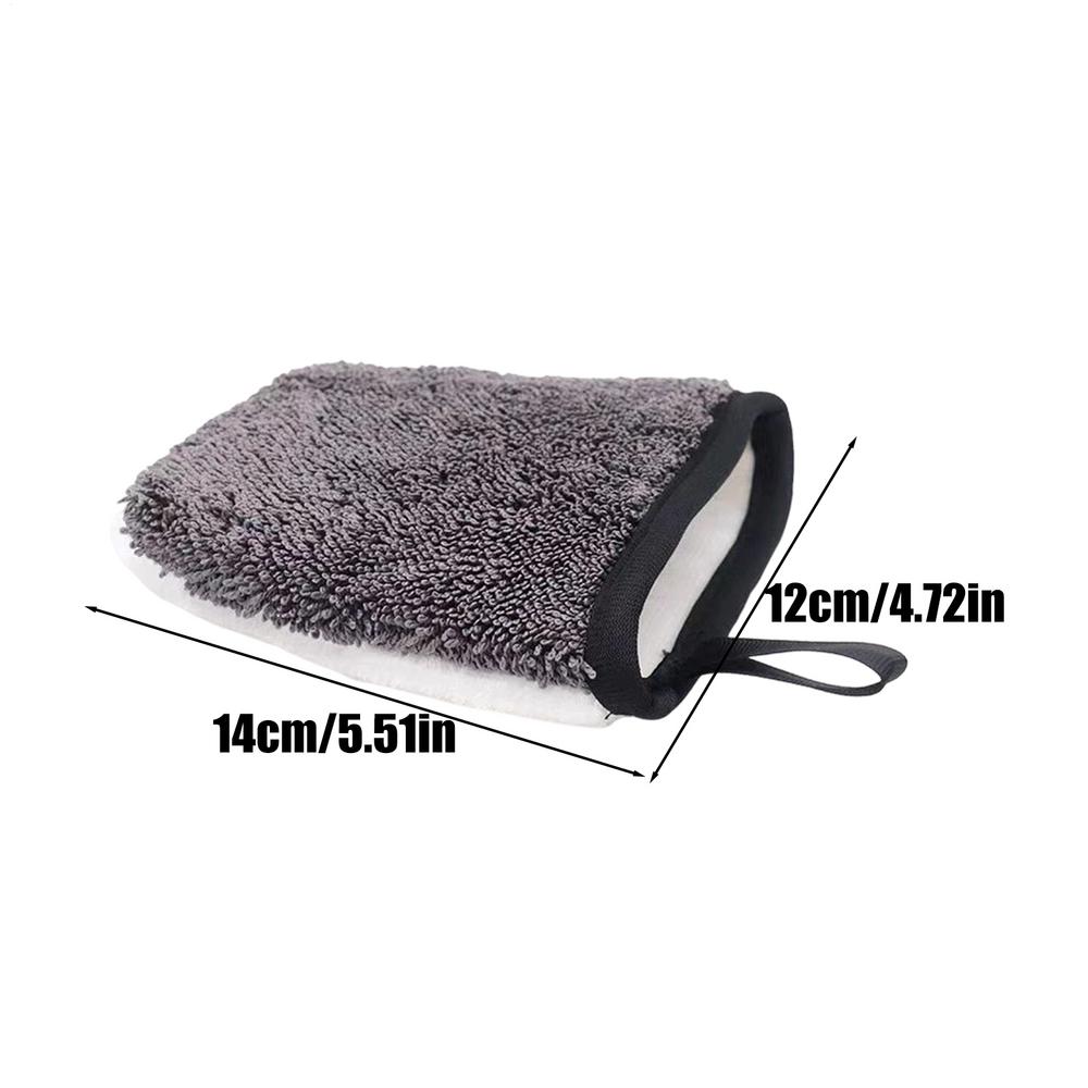1PC Wash Mitt Soft Microfiber Car Wax Applicator Mitts Polishing Sponge Wax Foam Applicator Pad for Car Cleaning Accessories