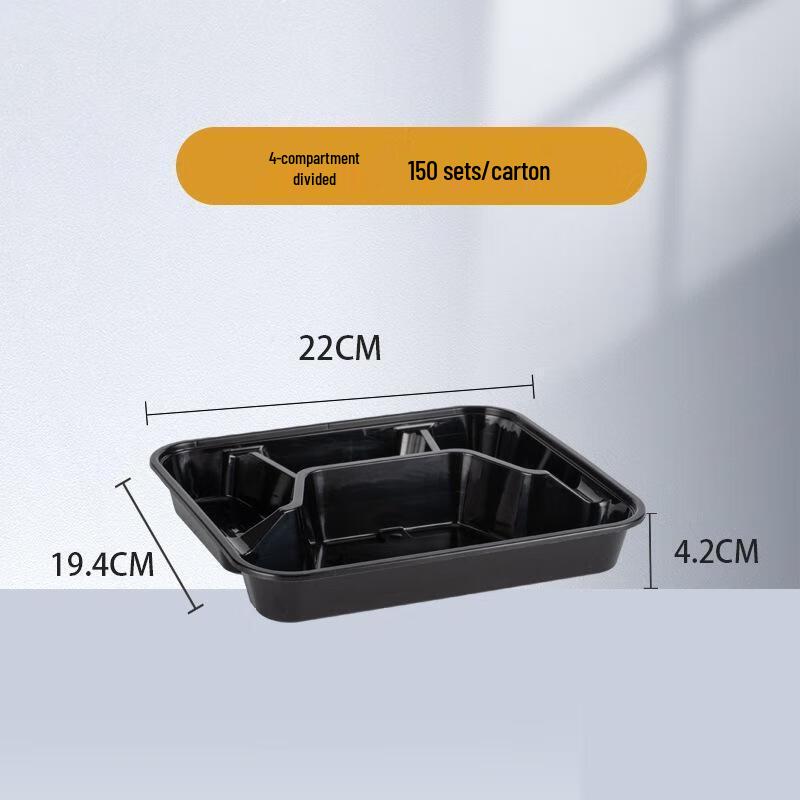 JingJingRS Multi-Compartment Disposable Takeaway Containers