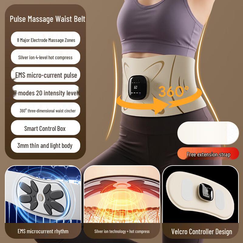 Xiaomoshi EMS Waist Massage and Shaping Belt CN Plug (adapter Included)