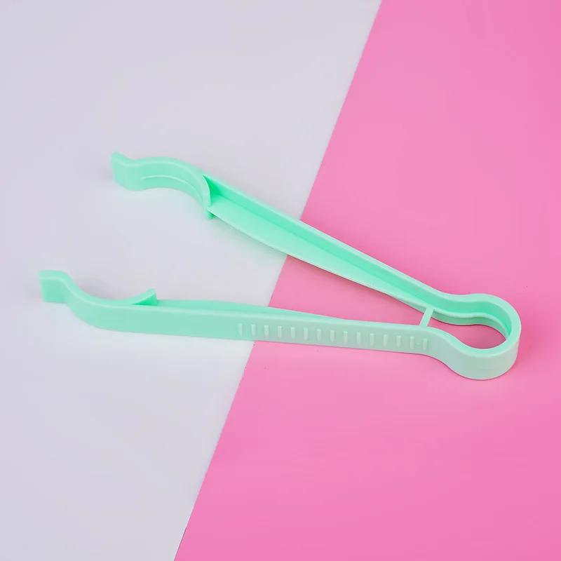 Protiskluzové sterilizované pinzety Odolné sterilizační plastové kleště na kojenecké lahvičky Kleštičky Svorka na lahvičku s mlékem Protiskluzové klipy na lahvičky