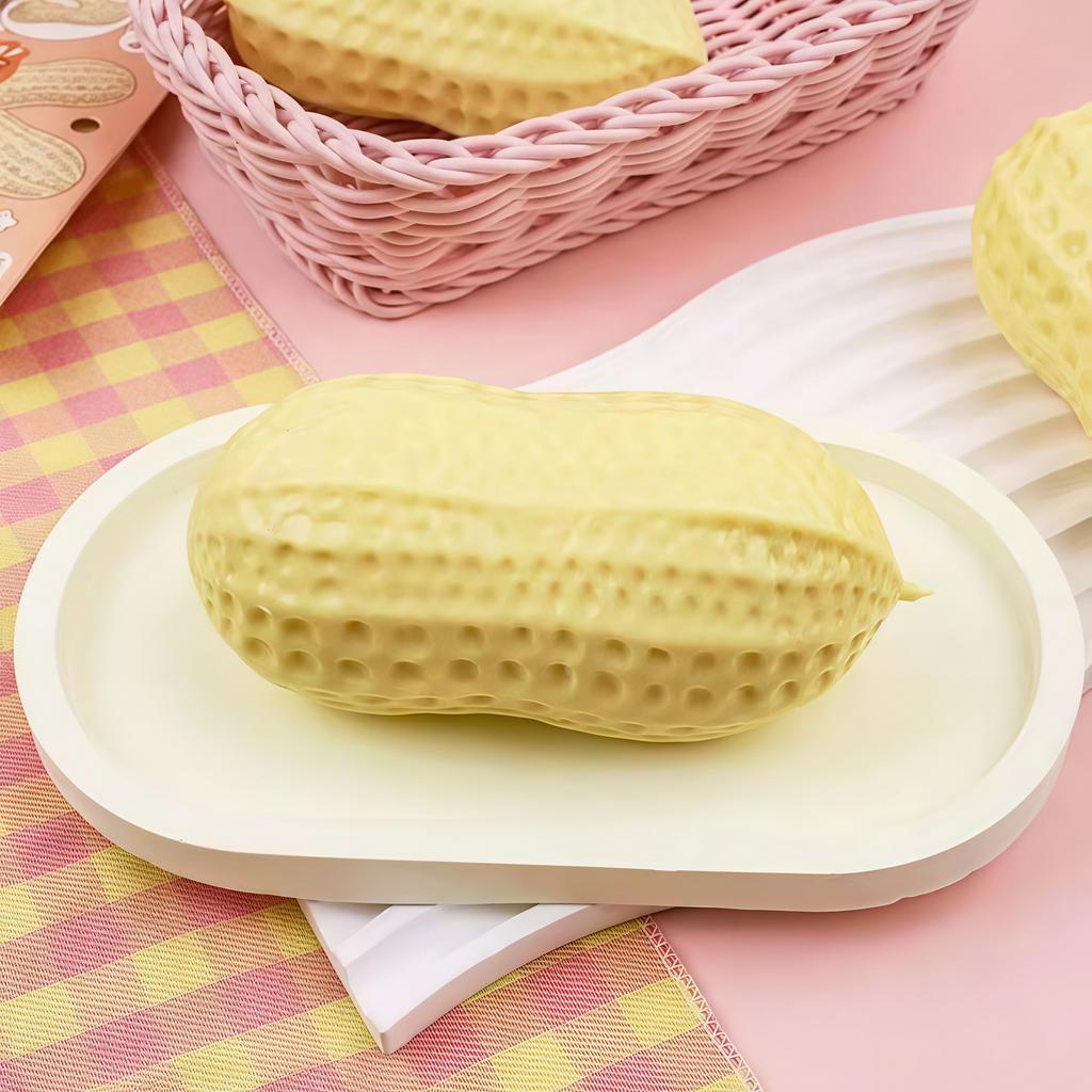 Pelota Antiestrés de Cacahuete Juguetes Blanditos Tacto Suave como la Mantequilla Juguete para Mover los Dedos Pelota para Apretar ASMR para Niños Adultos Recuerdo de Fiesta Regalos de Cumpleaños