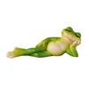 Small Plant Pot Decor Micro Landscape Ornament, Mini Frog Violin Playing Statue, Durable Resin Elegant Art Waterproof Hand-Painted Figurines,