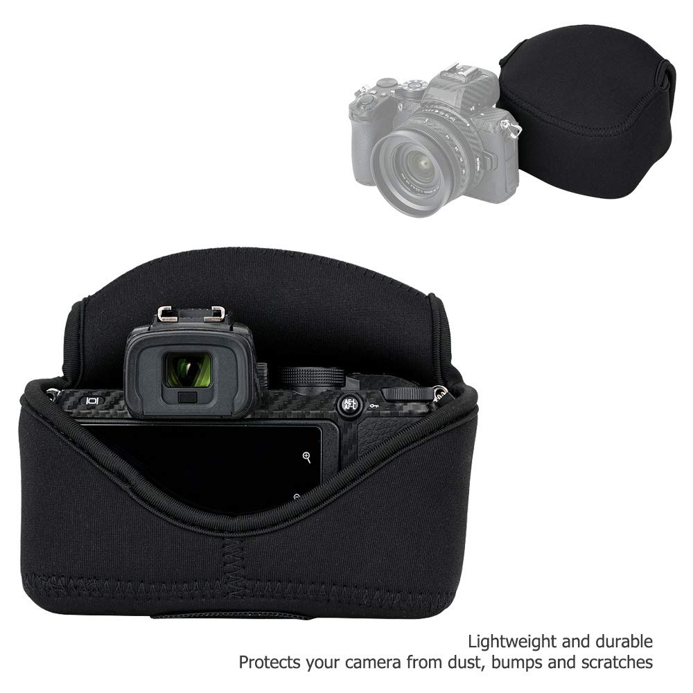 JJC Etui na aparat Nikon Z fc Nikon Z50 Sony PZ OIS EOS RF Pasuje do 50 mm czarny + 16-50 mm / + 16-50 mm / A6700+E 16-50 mm f/3.5-5.6 OSS/Fujifilm