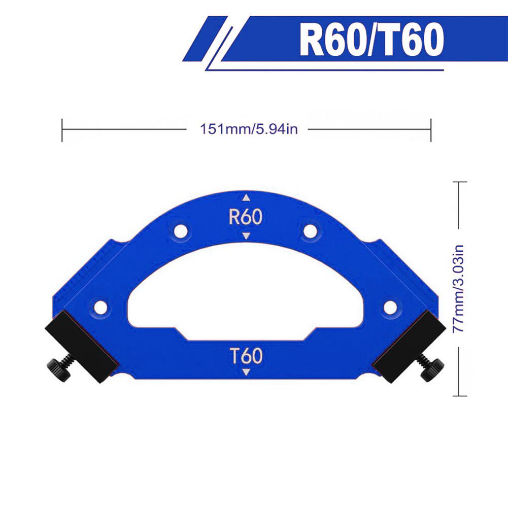 Angle Trimming Template Corner Positioning Tool Cabinetry Applications Inner R Angles Creation Outer R Angles Creation