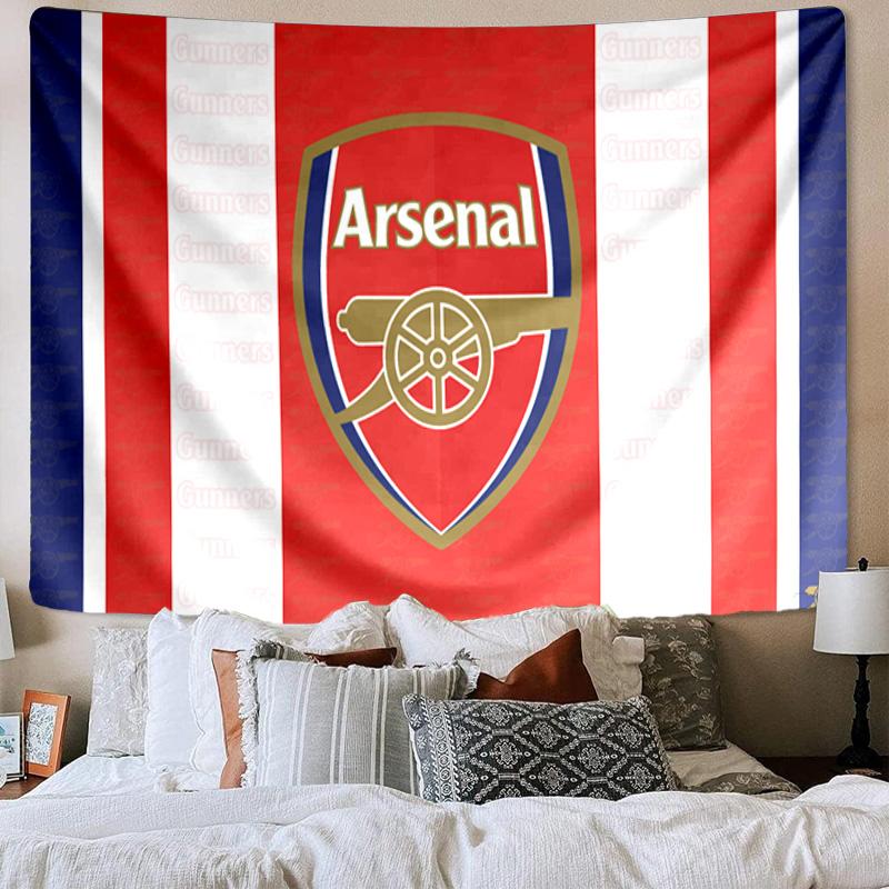 Tapiserie cu Emblema Clubului de Fotbal Arsenal, Tapiserie pentru Cameră de Joacă, Accesorii pentru Dormitor, Sufragerie, Cameră de Cămin, Decor perete, Cadouri de Ziua de Naștere pentru Fani