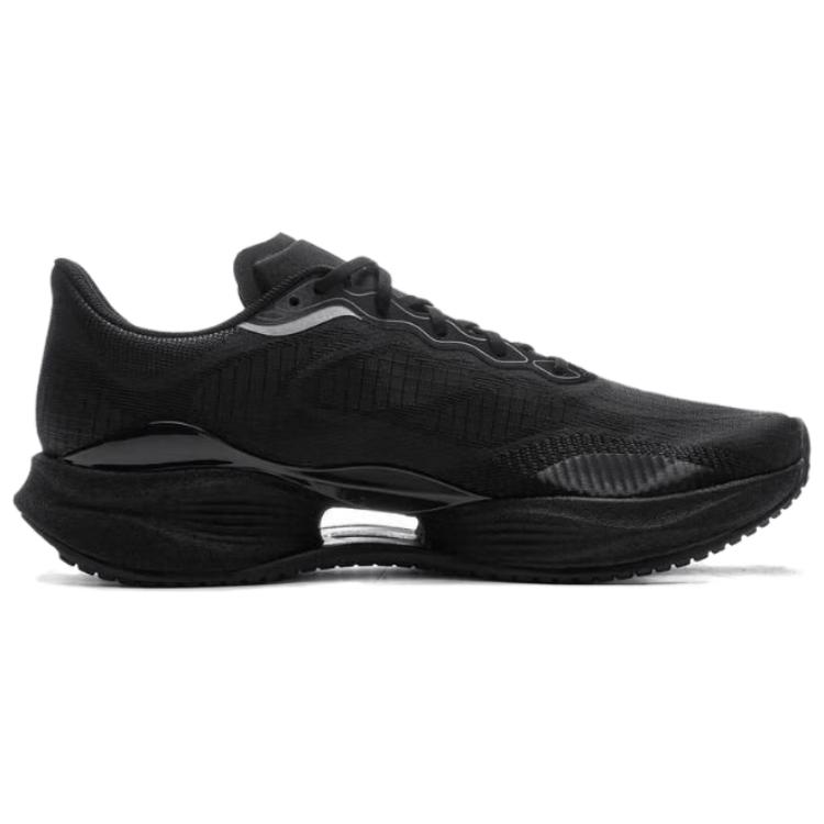 New LiNing Super Light 22 Cushioning, Slip Resistant, Abrasion Resistant, Breathable Low Top Running Shoes Women's Black ARBV002-9