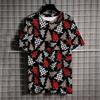 Merry Christmas Festival Funny T-shirt For Men Full Print Santa Claus Reindeer Graphic Xmas Themed Short Sleeve T Shirt 2026