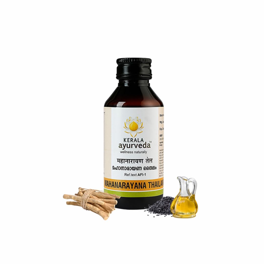 Kerala Ayurveda Mahanarayana Thailam Ayurvedic Body Massage Oil For Joint Mobility And Muscle Relaxation 100 Ml