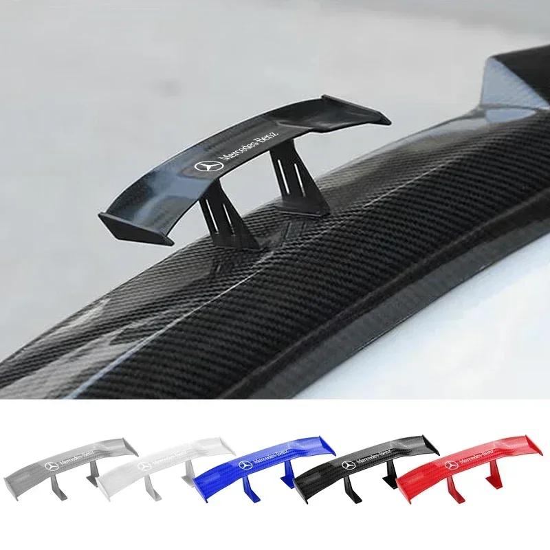 1pcs Car Mini Spoiler Wing Rear Trunk Small Tail For Mercedes Benz W176 W177 W204 W205 W212 W213 W206 X156 X253 W117 Accessories