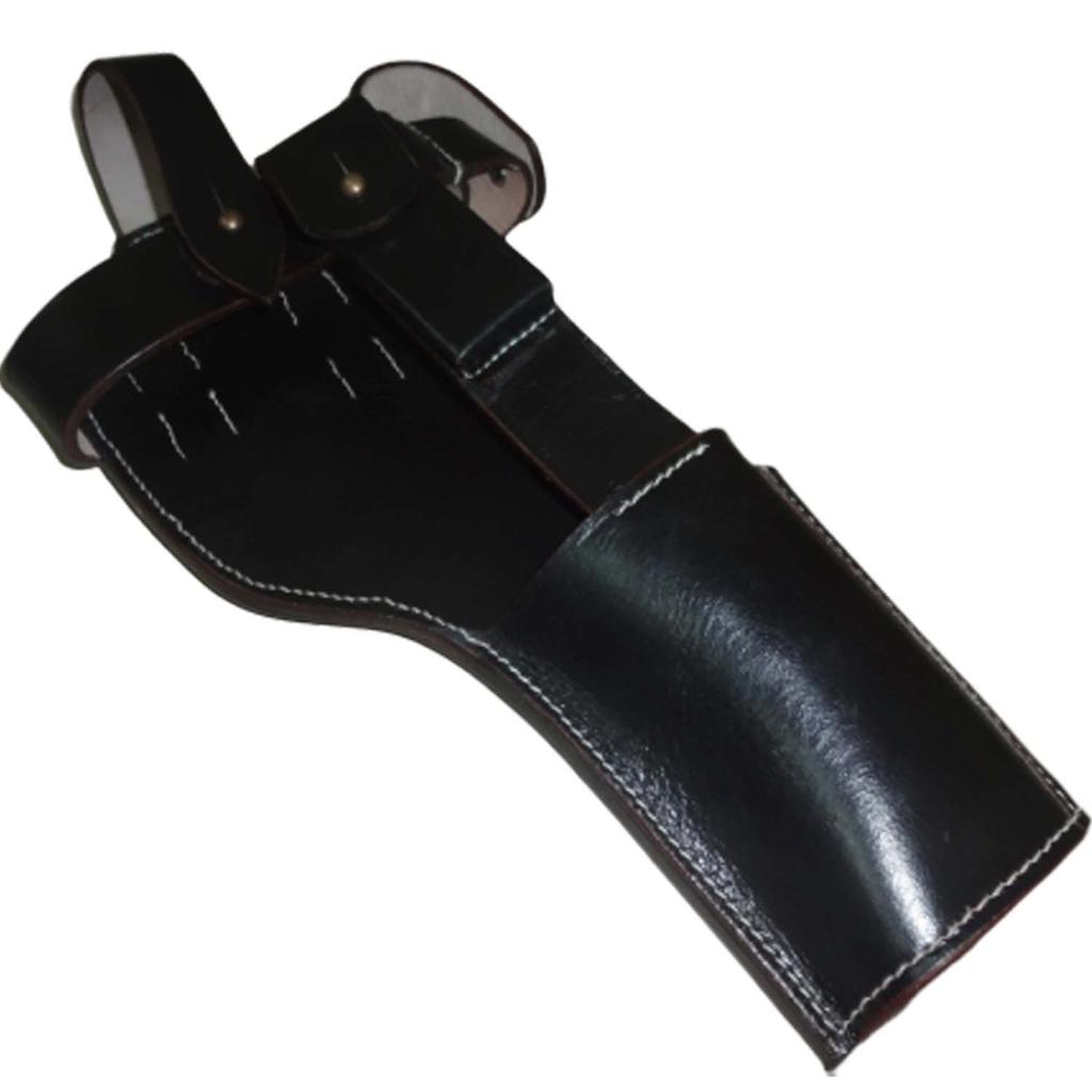 German C96 Broomhandle Mauser Holster Dark Brown Color w/ Hand Grips - Repro EE-60DO-B0SH